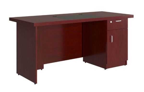 Bàn làm việc gỗ sơn PU 1m6 giá rẻ The One ET1600ER