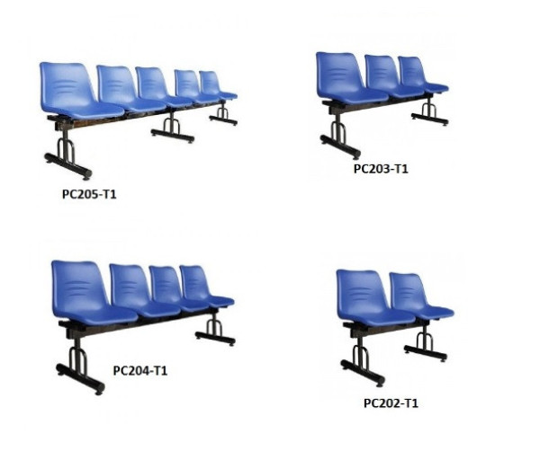 Ghế ngồi phòng chờ 2,3,4,5 chỗ ngồi PC202T1/ PC203T1/PC204T1/PC205T1