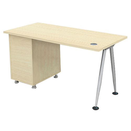 Bàn làm việc mặt gỗ chân sắt HR140HLC8