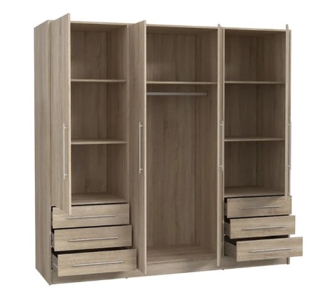 Tủ quần áo gỗ công nghiệp hiện đại TAG03
